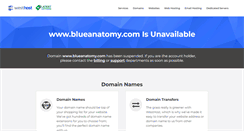 Desktop Screenshot of blueanatomy.com